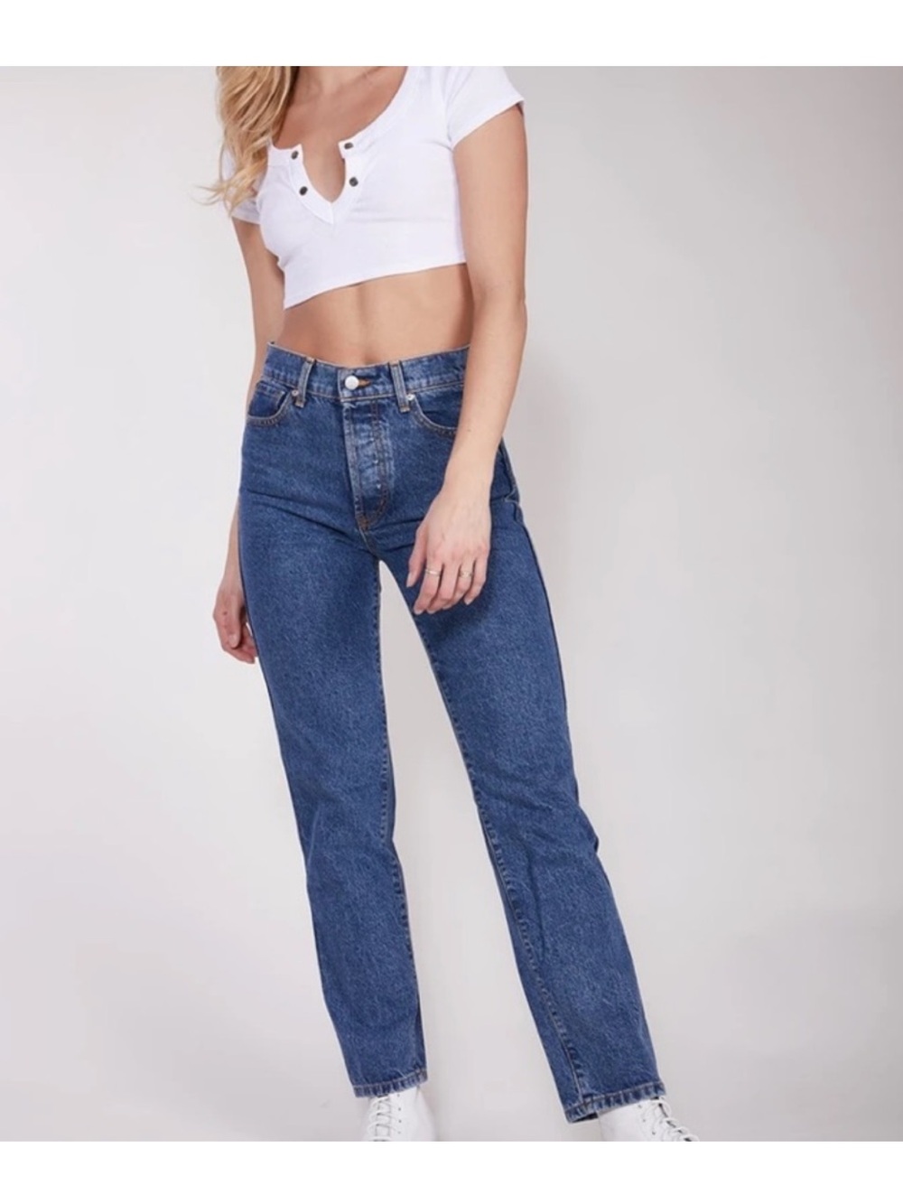 REVICE Straight Leg Blue Jean Size 26